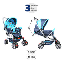 1st Step Yoyo Baby Stroller With 5 Point Safety Harness And Reversible Handlebar Stroller  (3, Green, Multicolor)