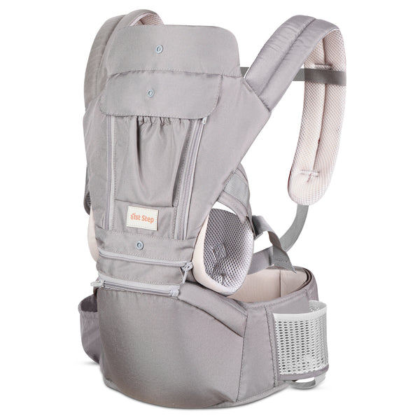 1st Step 5 in 1 Hip Seat Baby Carrier (Grey)