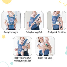 1st Step 5 in 1 Hip Seat Baby Carrier (Blue)
