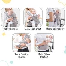 1st Step 5 in 1 Hip Seat Baby Carrier (Grey)