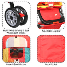 1st Step Yoyo Baby Stroller With 5 Point Safety Harness And Reversible Handlebar Stroller  (3, Multicolor)