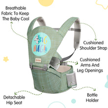 1st Step 5 in 1 Hip Seat Baby Carrier (Green)