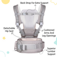 1st Step 5 in 1 Hip Seat Baby Carrier (Grey)