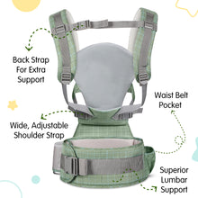 1st Step 5 in 1 Hip Seat Baby Carrier (Green)