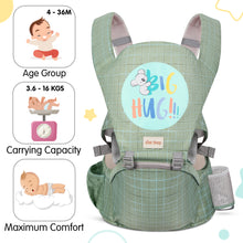 1st Step 5 in 1 Hip Seat Baby Carrier (Green)