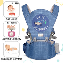 1st Step 5 in 1 Hip Seat Baby Carrier (Blue)