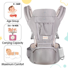 1st Step 5 in 1 Hip Seat Baby Carrier (Grey)