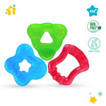 1st Step Water Filled Silicone Cooling & 100% Safe BPA Free 3M+ Combo Pack of 3 Baby Teether