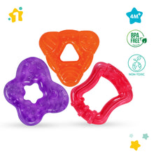 1st Step Water Filled Silicone Cooling & 100% Safe BPA Free 3M+ Combo Pack of 3 Baby Teether