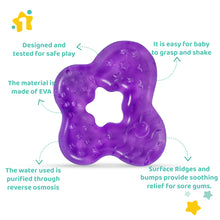 1st Step Water Filled Silicone Cooling & 100% Safe BPA Free 3M+ Combo Pack of 3 Baby Teether