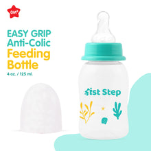1st Step BPA Free Baby Feeding Bottle with Anti-Colic Nipple (Green, 125 & 250 ml)