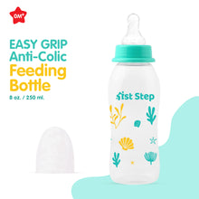 1st Step BPA Free Baby Feeding Bottle with Anti-Colic Nipple (Green, 125 & 250 ml)