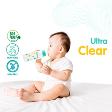 1st Step BPA Free Baby Feeding Bottle with Anti-Colic Nipple (Green, 125 & 250 ml)