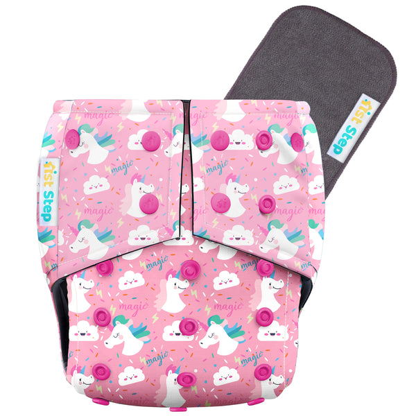 1st Step Bamboo Charcoal Reusable, Adjustable Diaper With Bamboo Charcoal Liner