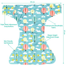1st Step Bamboo Charcoal Reusable, Adjustable Diaper With Bamboo Charcoal Liner