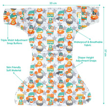 1st Step Bamboo Charcoal Reusable, Adjustable Diaper With Bamboo Charcoal Liner