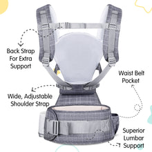 1st Step 5 in 1 Hip Seat Baby Carrier (Grey)