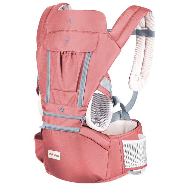 1st Step 5 in 1 Hip Seat Baby Carrier (Orange)