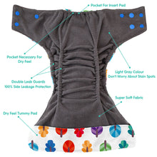 1st Step Bamboo Charcoal Reusable, Adjustable Diaper With Bamboo Charcoal Liner