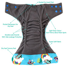 1st Step Bamboo Charcoal Reusable, Adjustable Diaper With Bamboo Charcoal Liner