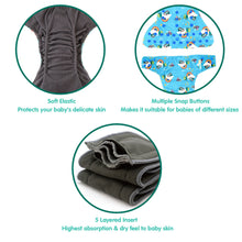 1st Step Bamboo Charcoal Reusable, Adjustable Diaper With Bamboo Charcoal Liner