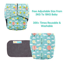 1st Step Bamboo Charcoal Reusable, Adjustable Diaper With Bamboo Charcoal Liner