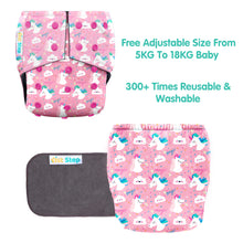 1st Step Bamboo Charcoal Reusable, Adjustable Diaper With Bamboo Charcoal Liner