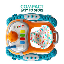 1st Step Walker with Push Handle, Musical Play Tray and Multi Level Height Adjustment