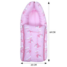 1st Step 100% Muslin Cotton 3 in 1 Baby Bed, Sleeping Bag & Carry Nest, Cotton Baby Bedding for New Born & Infant, Portable Bassinet, for Baby Carrying & Sleeping, Unisex Baby Sleeping Bed