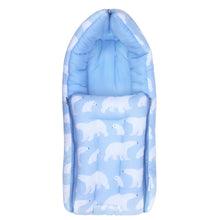 1st Step 100% Muslin Cotton 3 in 1 Baby Bed, Sleeping Bag & Carry Nest, Cotton Baby Bedding for New Born & Infant, Portable Bassinet, for Baby Carrying & Sleeping, Unisex Baby Sleeping Bed (Copy)