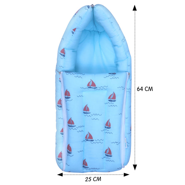 1st Step 100% Muslin Cotton 3 in 1 Baby Bed, Sleeping Bag & Carry Nest, Cotton Baby Bedding for New Born & Infant, Portable Bassinet, for Baby Carrying & Sleeping, Unisex Baby Sleeping Bed