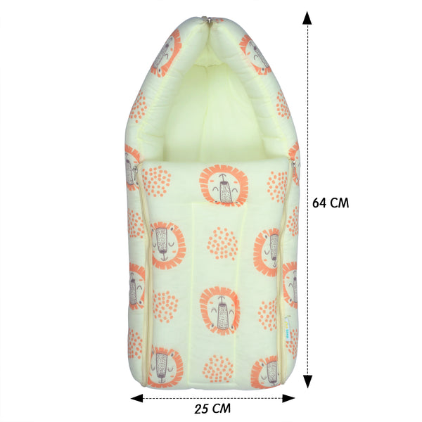 1st Step 100% Muslin Cotton 3 in 1 Baby Bed, Sleeping Bag & Carry Nest, Cotton Baby Bedding for New Born & Infant, Portable Bassinet, for Baby Carrying & Sleeping, Unisex Baby Sleeping Bed