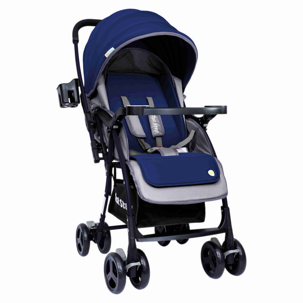 Baby Stroller My Babiie Blue Stripe 1st Step Buggy With Point