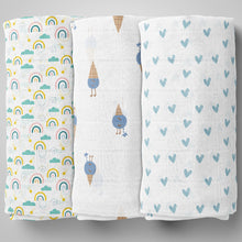 1st Step Muslin Swaddle 90cm*90cm (Pack of 3)