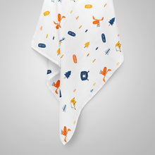 1st Step 100% 2 Ply Printed Muslin Blanket/Swaddle (90 * 90 Cm)