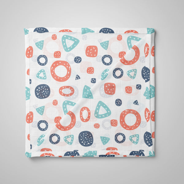 1st Step 100% 2 Ply Printed Muslin Blanket/Swaddle (90 * 90 Cm)