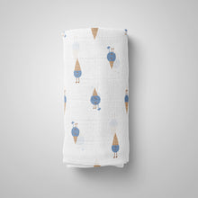 1st Step 100% 2 Ply Printed Muslin Blanket/Swaddle (90 * 90 Cm)