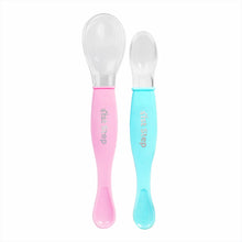 1st Step Dual Ended BPA Free Silicone Spoon Set (Pink)