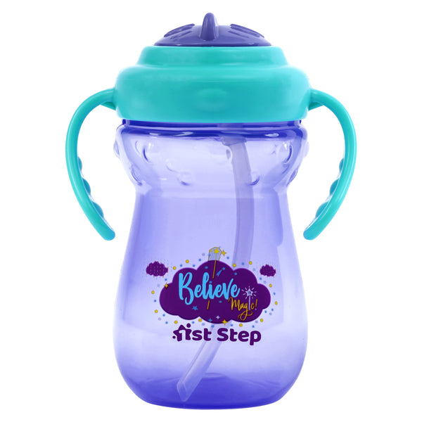 1st Step 360ml BPA Free Polypropylene Straw Sipper  (Lavender)