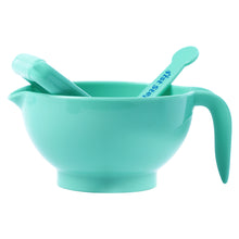 1st Step Portable Grinding Feeding Masher/Serving Bowl for Baby Food Preparation with Spoon - Mint Green