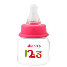 1st Step BPA Free Baby Feeding Bottle with Anti-Colic Nipple (60ml, Pink)