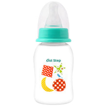 1st Step BPA Free Baby Feeding Bottle with Anti-Colic Nipple (120ml, Mint Green)
