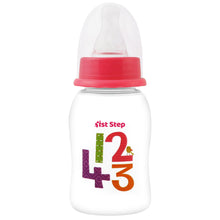 1st Step BPA Free Baby Feeding Bottle with Anti-Colic Nipple (120ml, Pink)