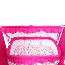 1st Step Cradle with Swing, Mosquito Net and Storage Basket (Pink)