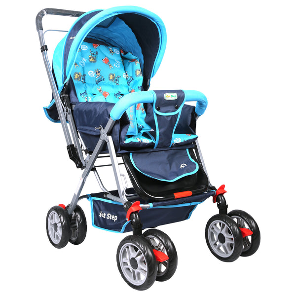 1st Step Yoyo Baby Stroller With 5 Point Safety Harness And Reversible Handlebar Stroller  (3, Green, Multicolor)