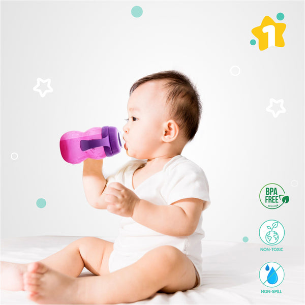 1st Step BPA Free Soft Spout Sipper Cup-Pink