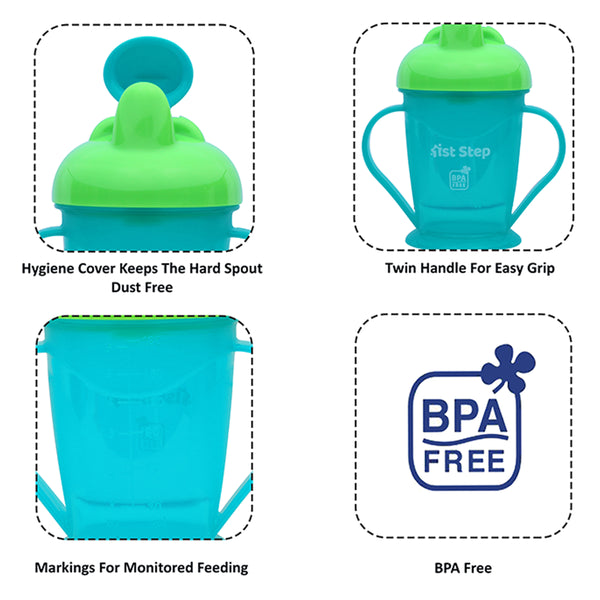 1st Step BPA Free Spout Sipper Cup With Twin Handles