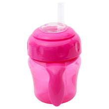 1st Step 150ml Birdie BPA Free Non-SpiII Interchangeable Sipper / Sippy Cup with Soft Silicone Spout And Straw-Pink