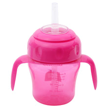 1st Step 150ml Birdie BPA Free Non-SpiII Interchangeable Sipper / Sippy Cup with Soft Silicone Spout And Straw-Pink