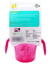 1st Step 150ml Birdie BPA Free Non-SpiII Interchangeable Sipper / Sippy Cup with Soft Silicone Spout And Straw-Pink